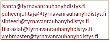 Yhteystiedot